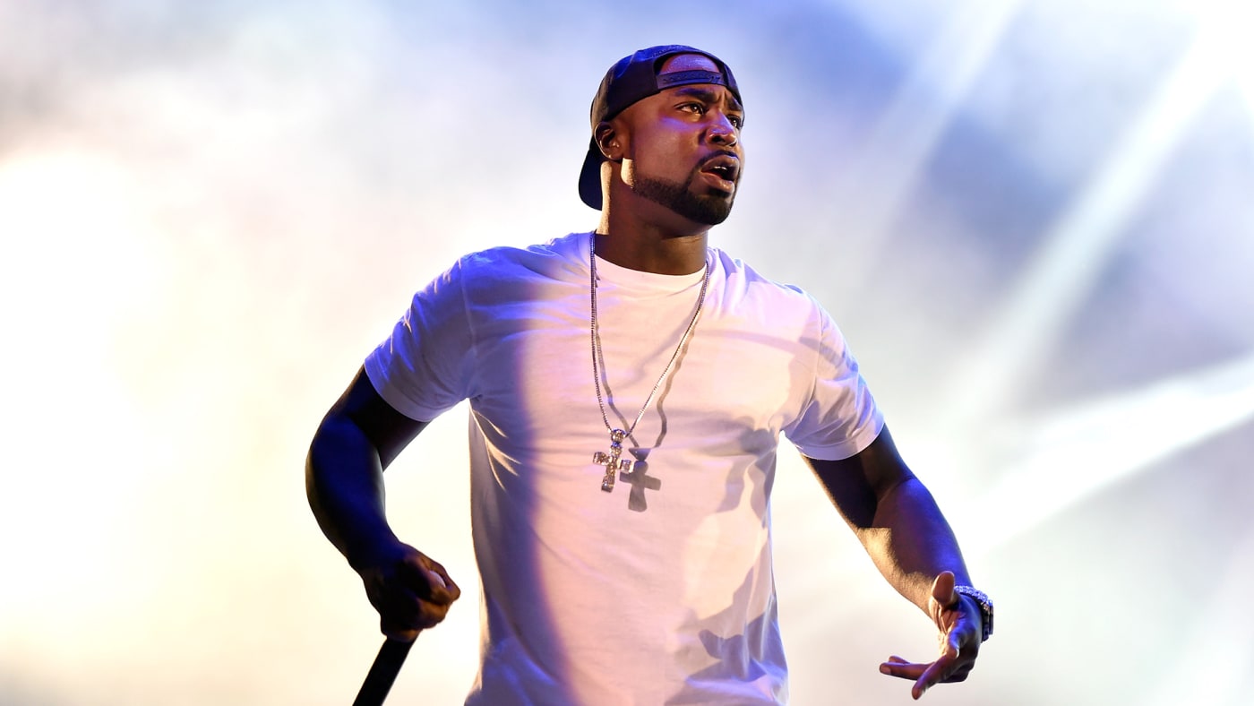 Rapper Young Buck of G Unit performs at the 10th annual Wine Amplified festival at the Las Vegas Village