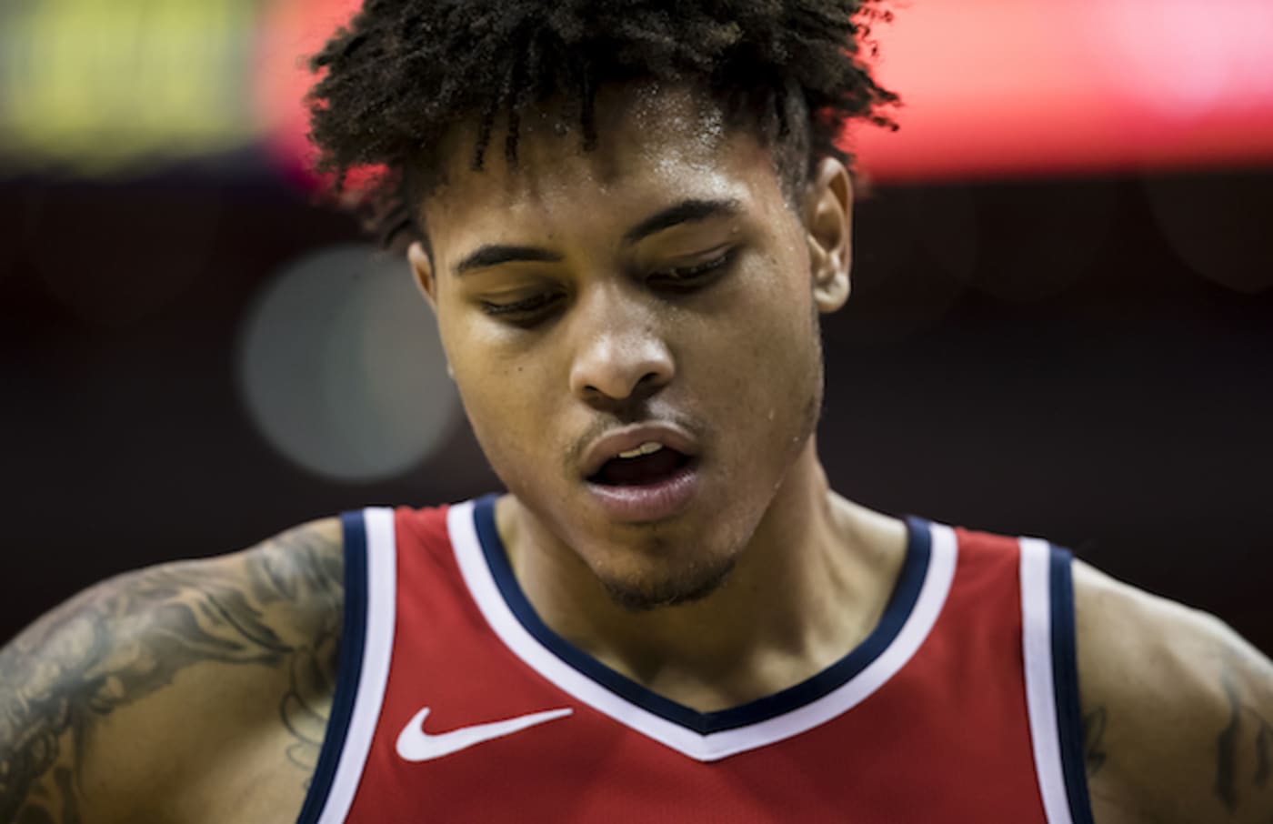 Kelly Oubre Jr. #12 of the Washington Wizards.