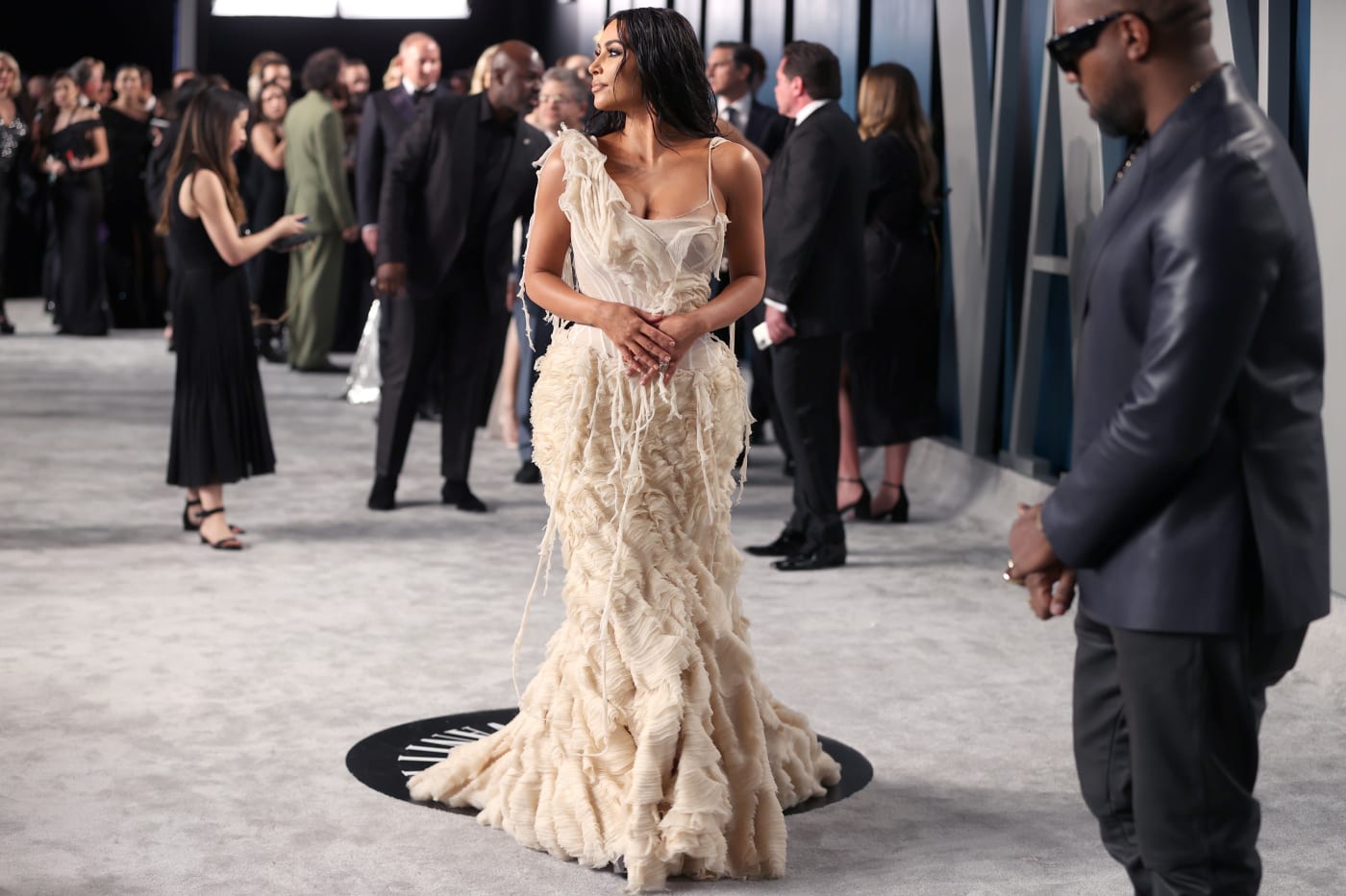Kim Kardashian Vanity Fair Oscar Party 2020