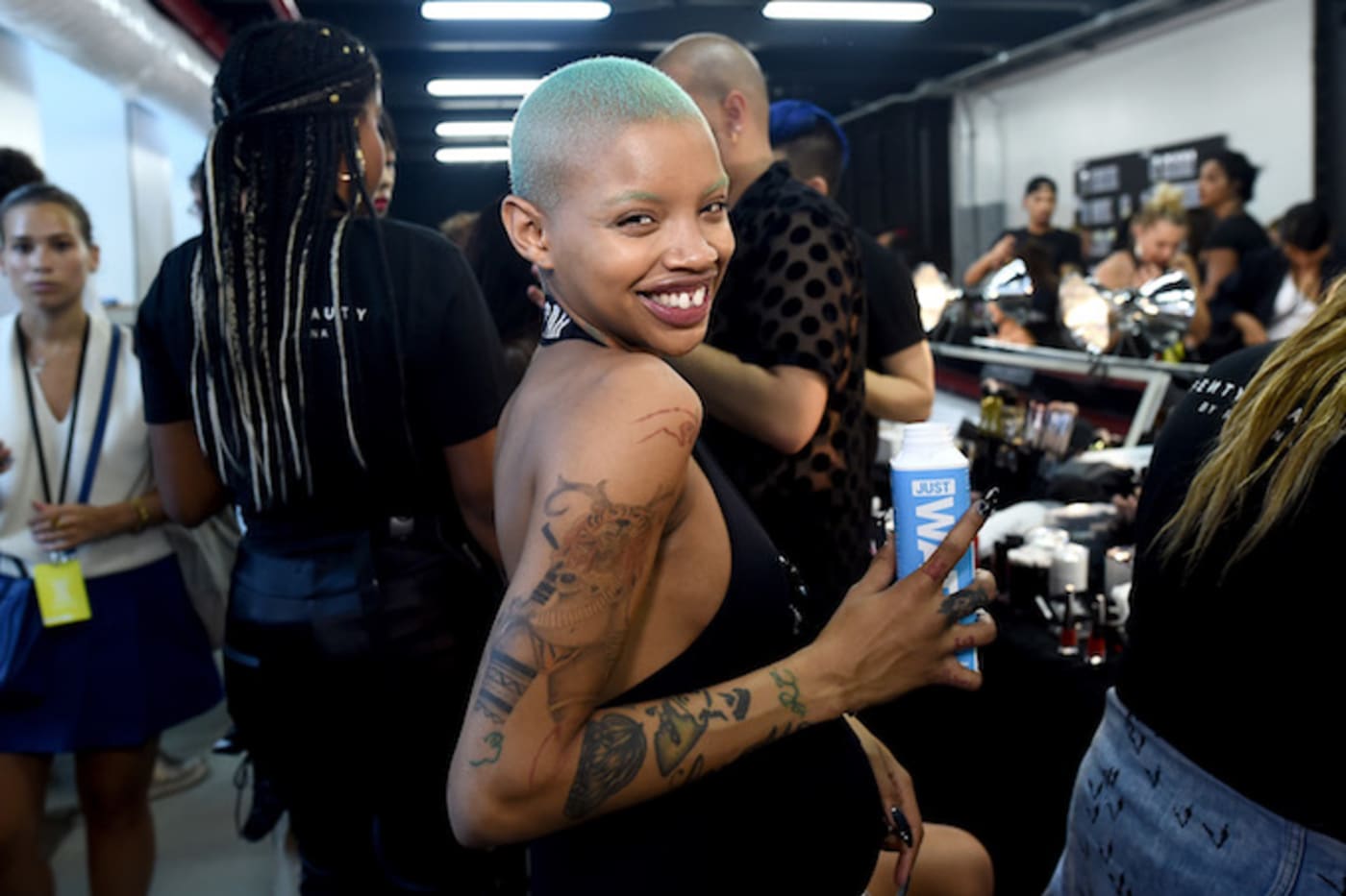 Model Slick Woods Says She Was In Labor While Walking In Rihanna S Nyfw Show Complex