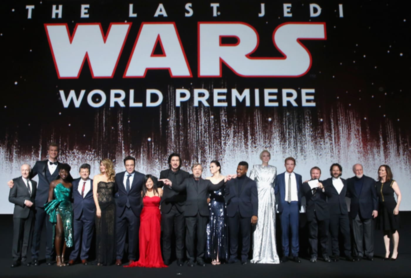 The 'Star Wars: The Last Jedi' cast at the World Premiere