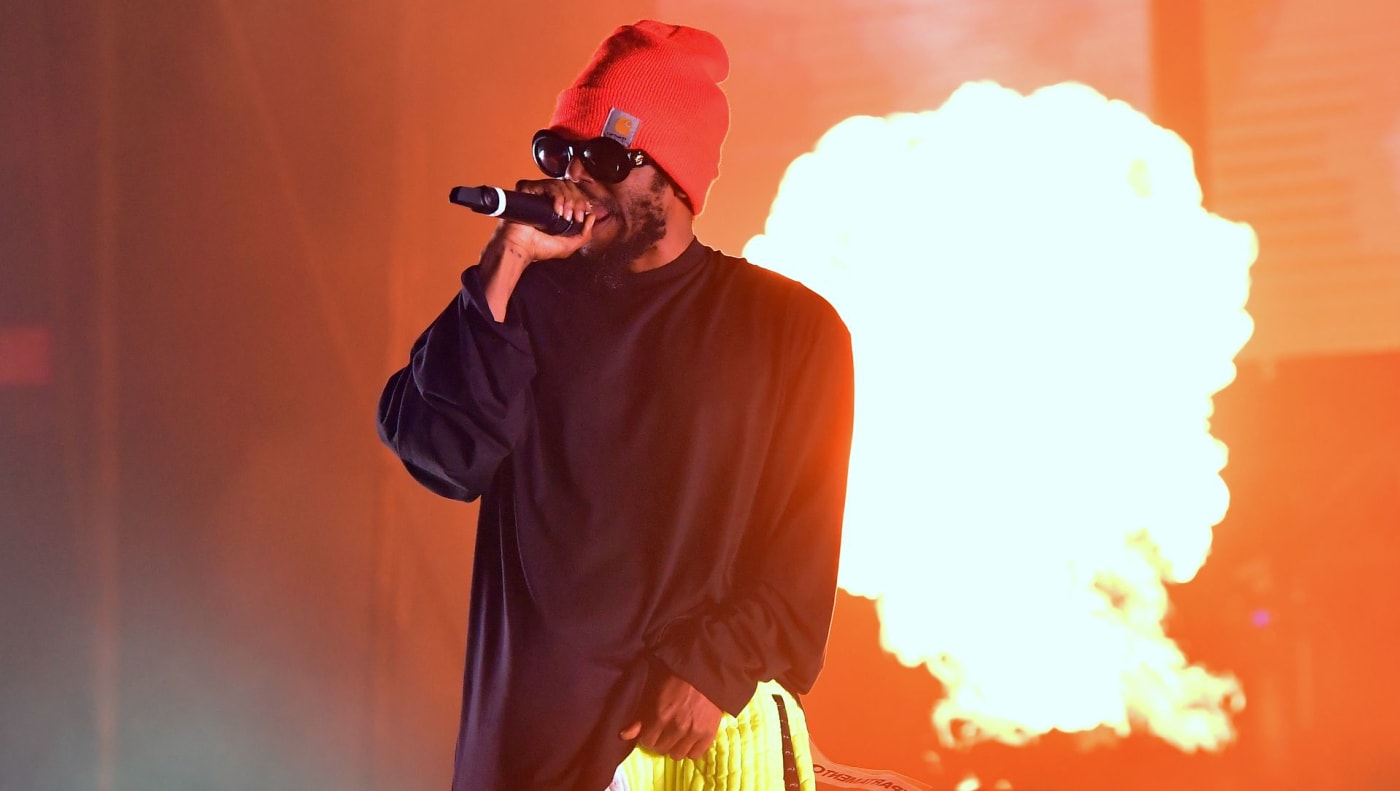 Kendrick Lamar performs in 2019