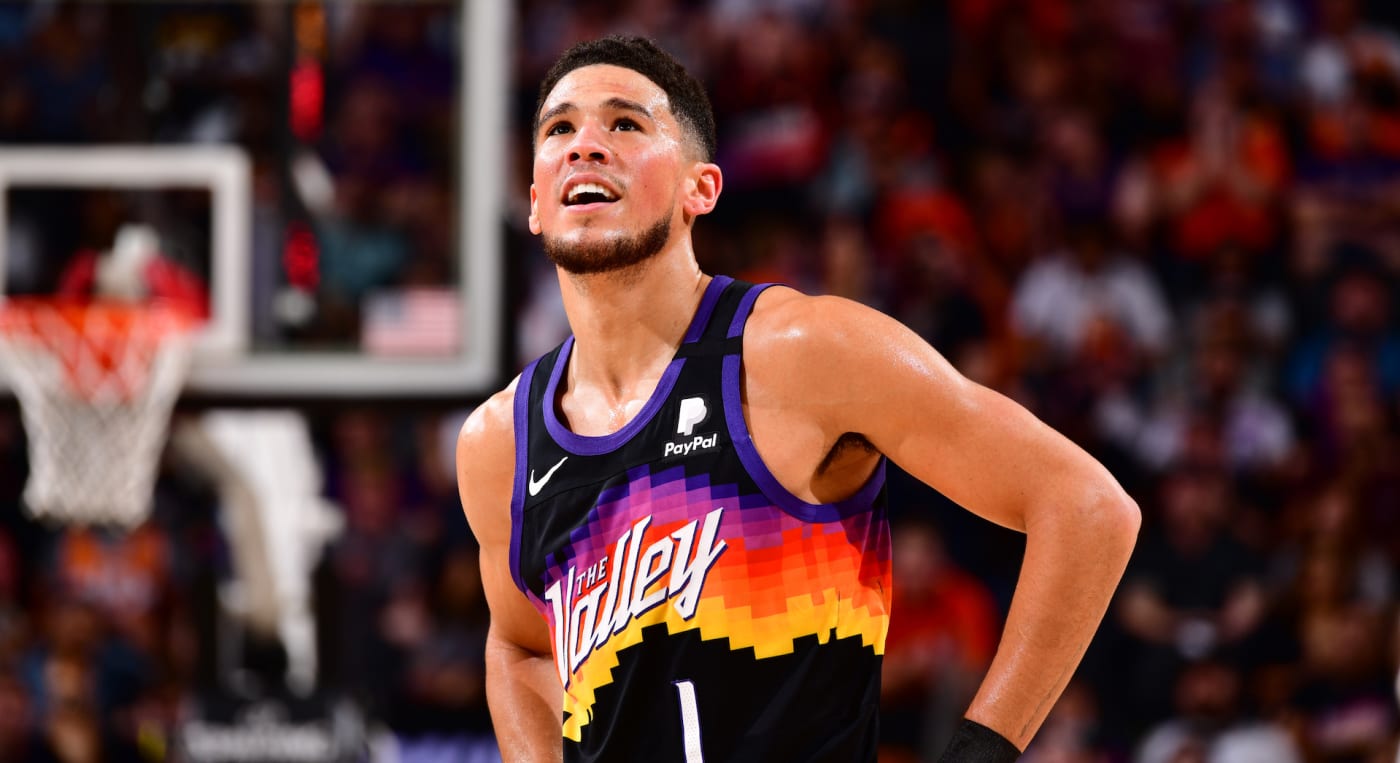 Devin Booker Wants To Track Down Viral Suns In 4 Fan Need Mans Info Complex