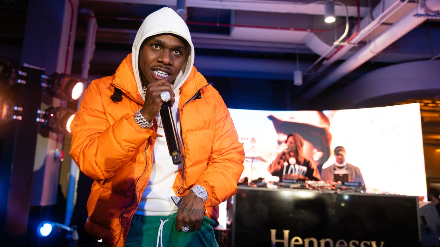 Photograph of DaBaby performing in Chicago