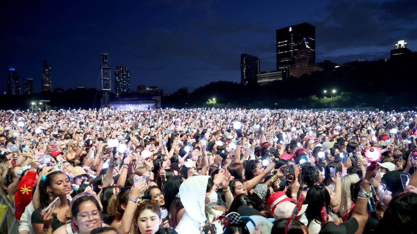 A look at the audience for the 2022 edition of Lolla