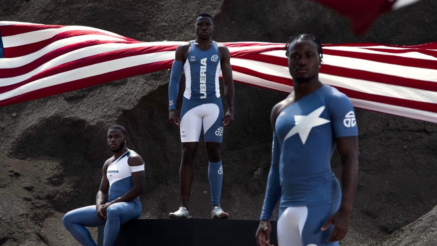 Here’s a Closer Look at Telfar’s Olympic Uniforms for Liberia Complex