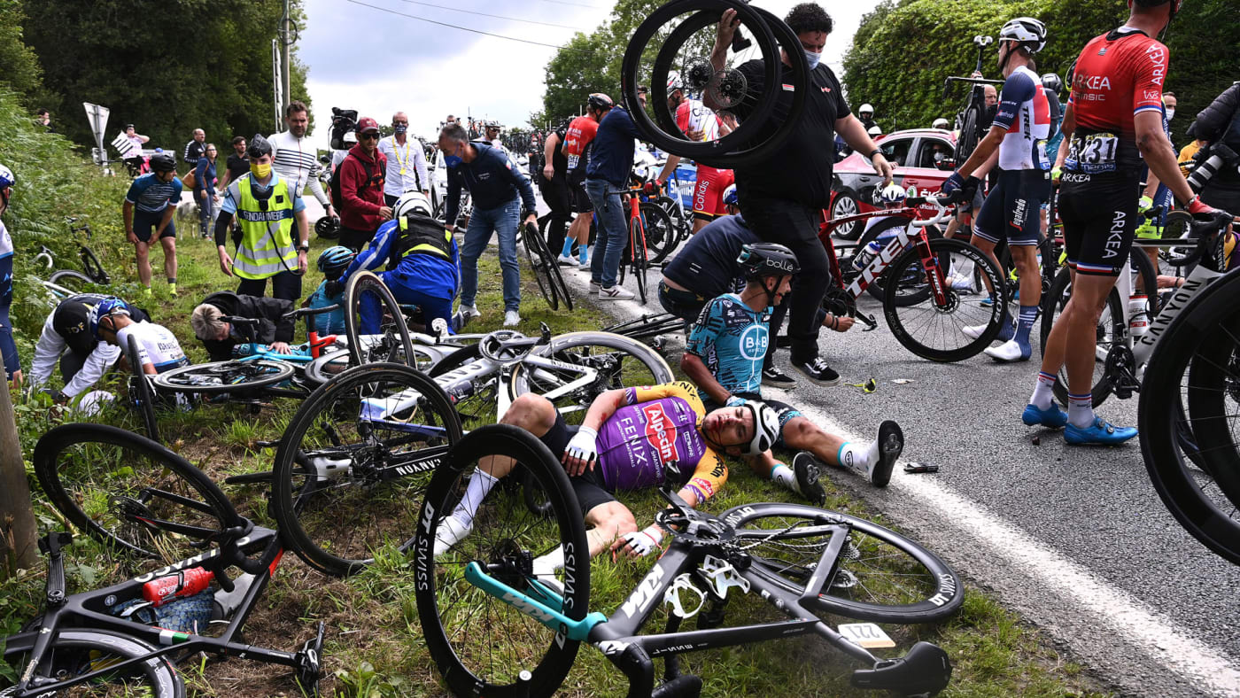 Spectator Who Caused Crash at Tour de France Fled Country (UPDATE