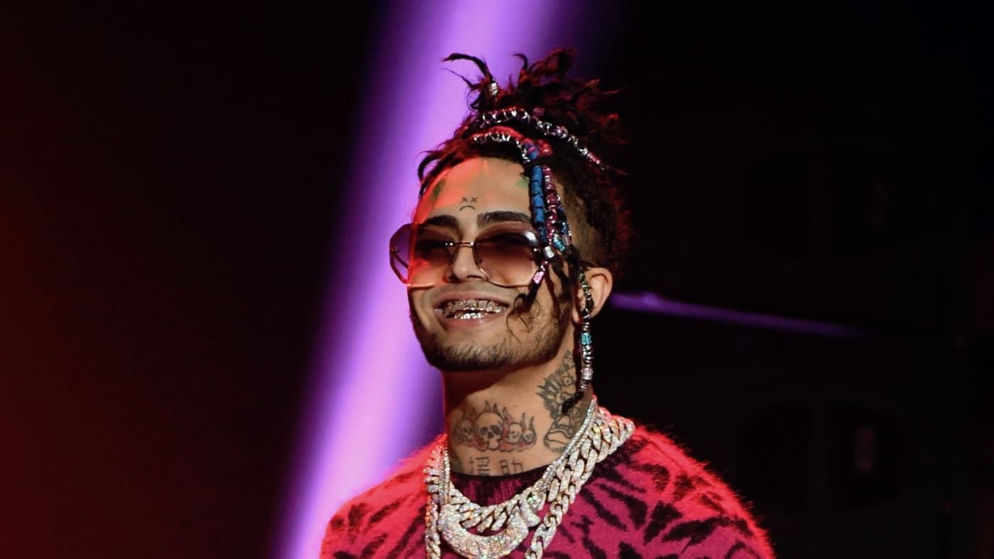 Lil Pump performs during the 2020 Adult Video News Awards