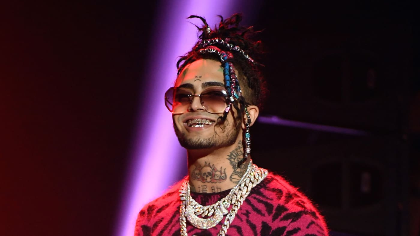 Lil Pump performs during the 2020 Adult Video