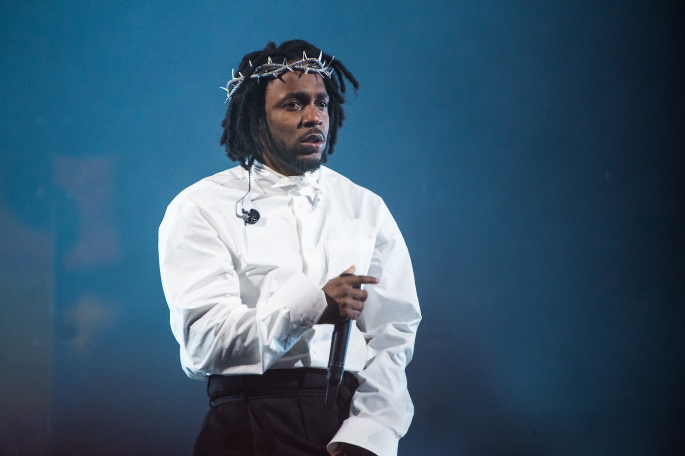 Kendrick Lamar Wearing a Tiffany & Co. Crown of Thorns