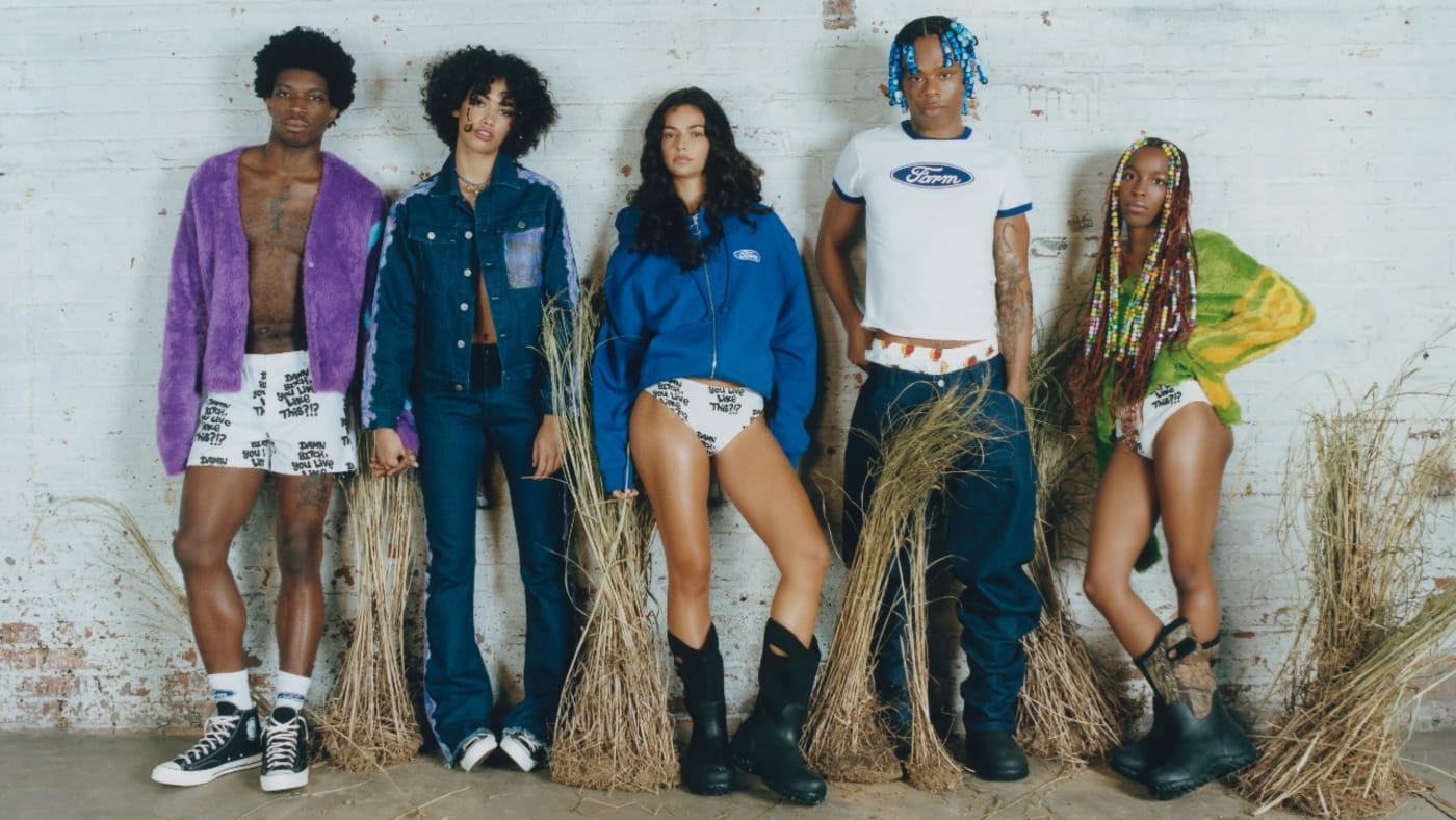 Models pictured in new Sky High Farm campaign
