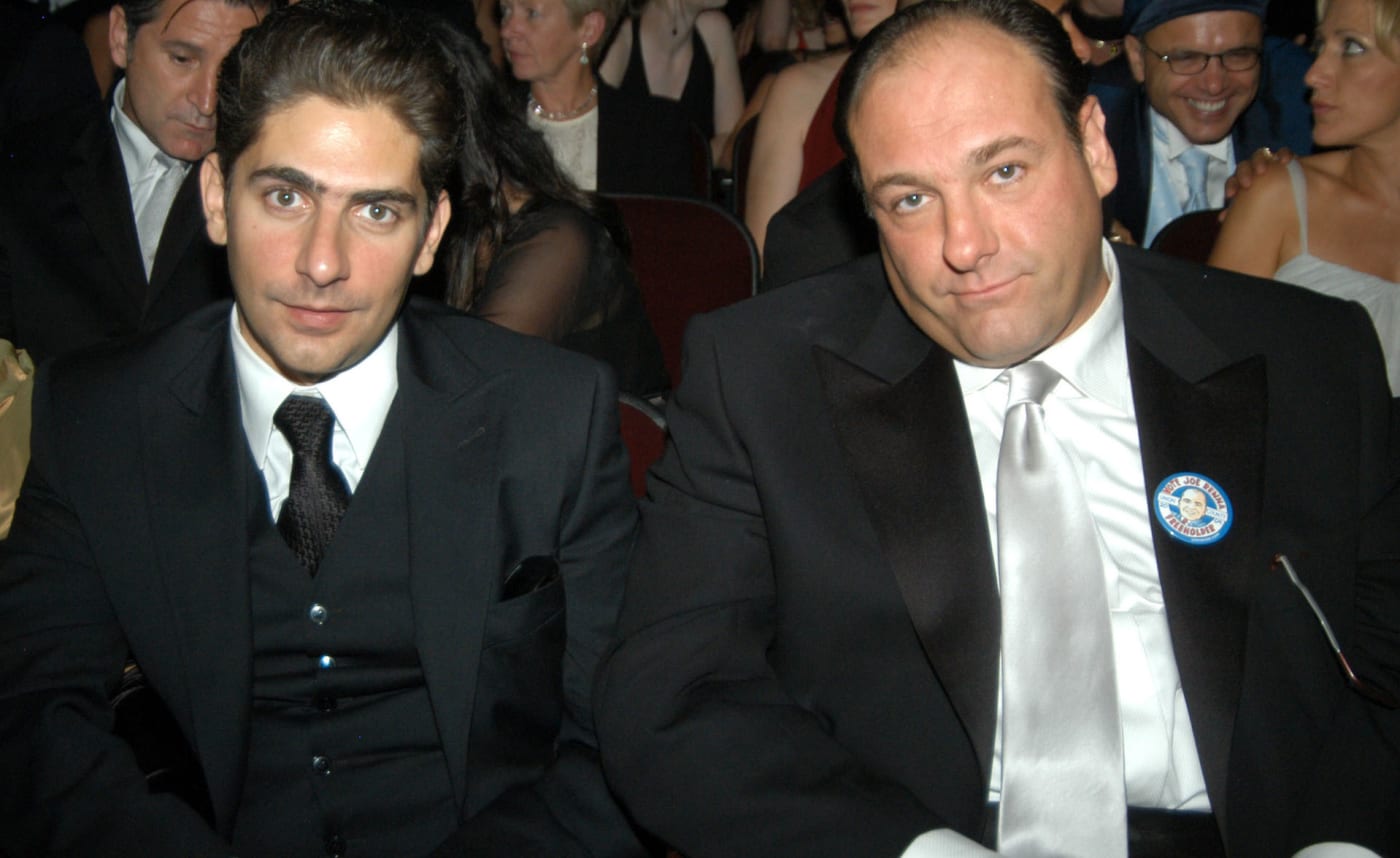 James Gandolfini and Michael Imperioli