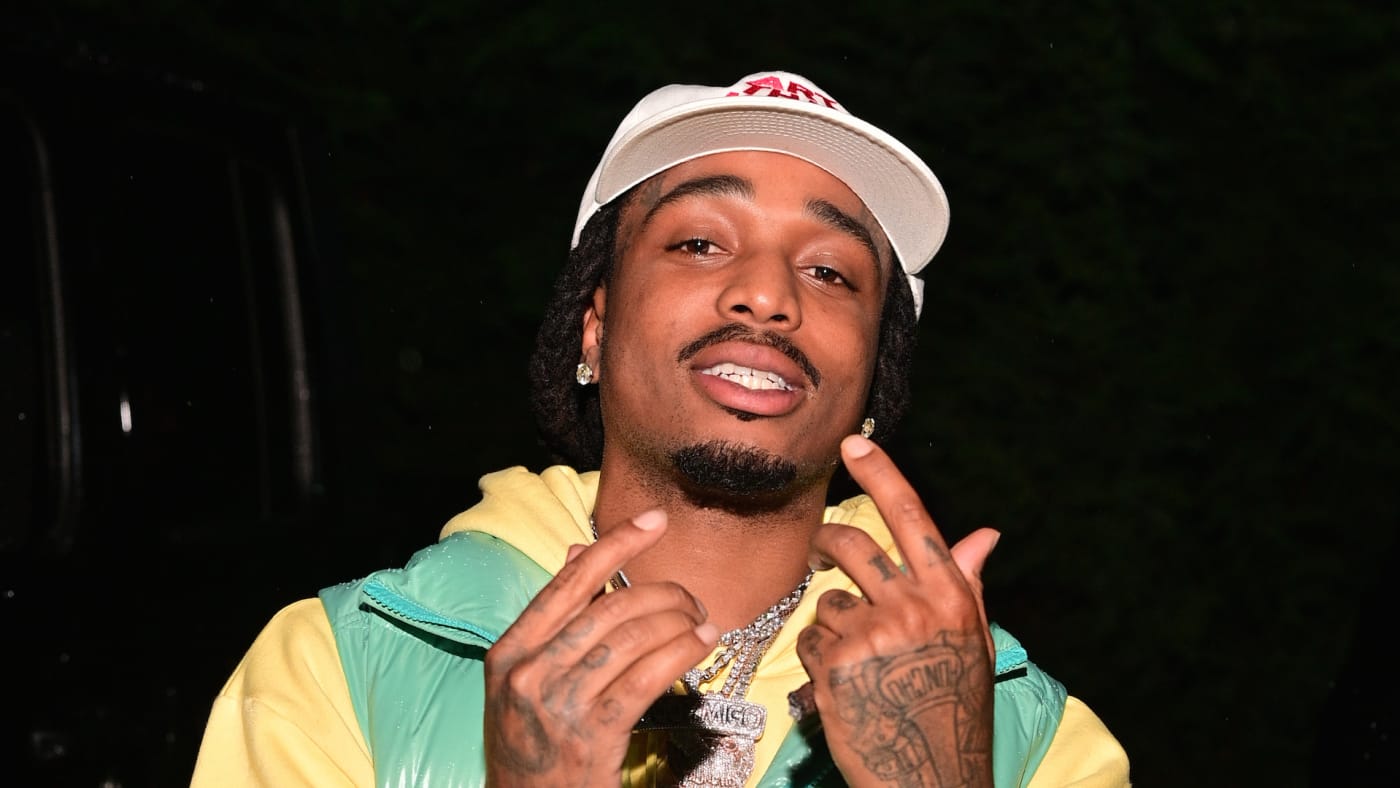 Quavo of the group Migos attends a party at Atlantis Restaurant & Lounge