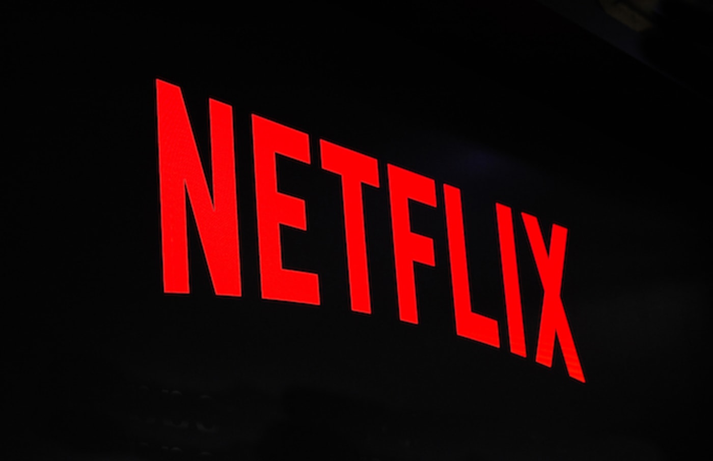 Netflix logo exhibited during the Mobile World Congress, .