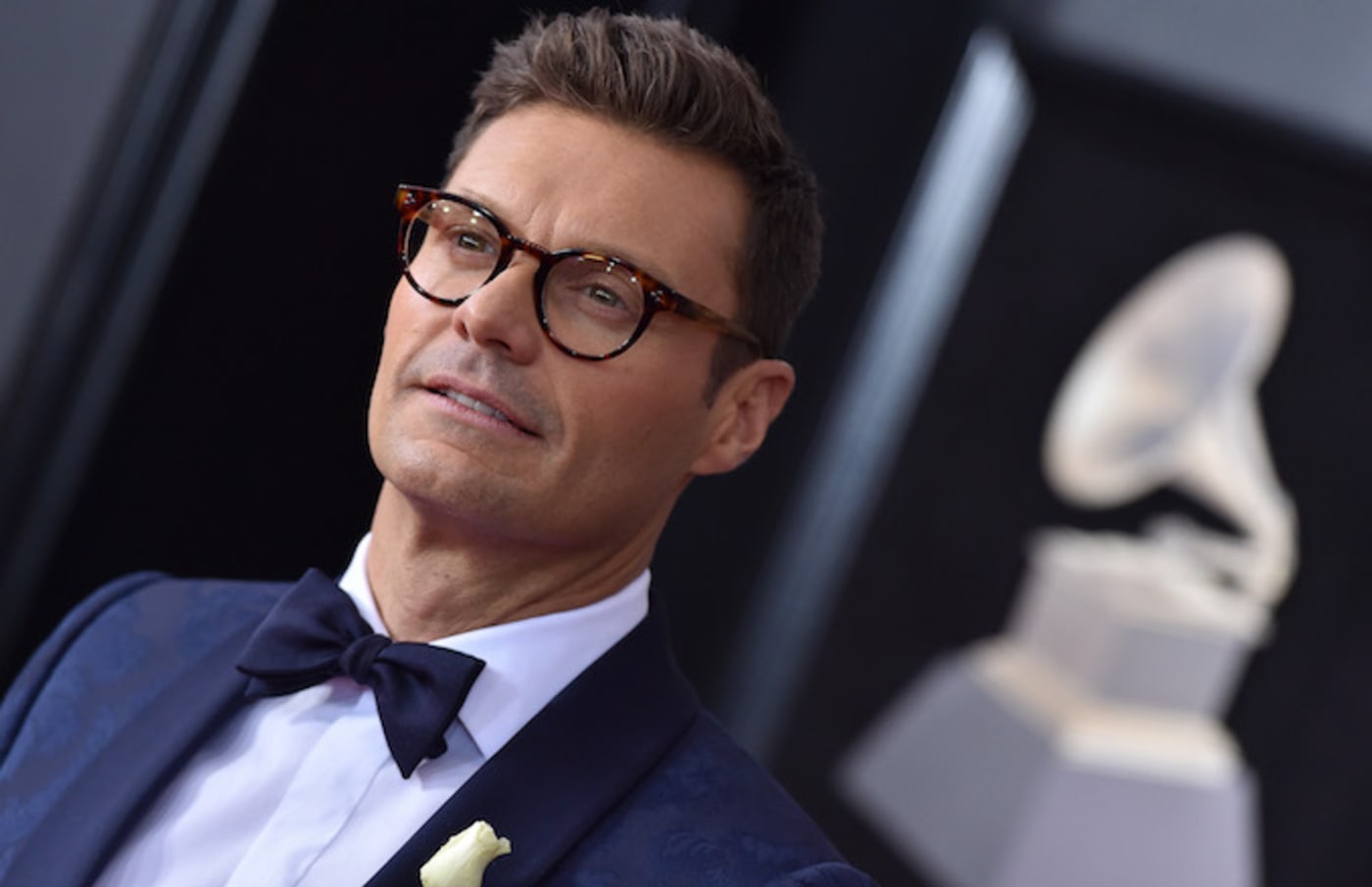 Ryan Seacrest attends the 60th Annual Grammy Awards at Madison Square Garden.