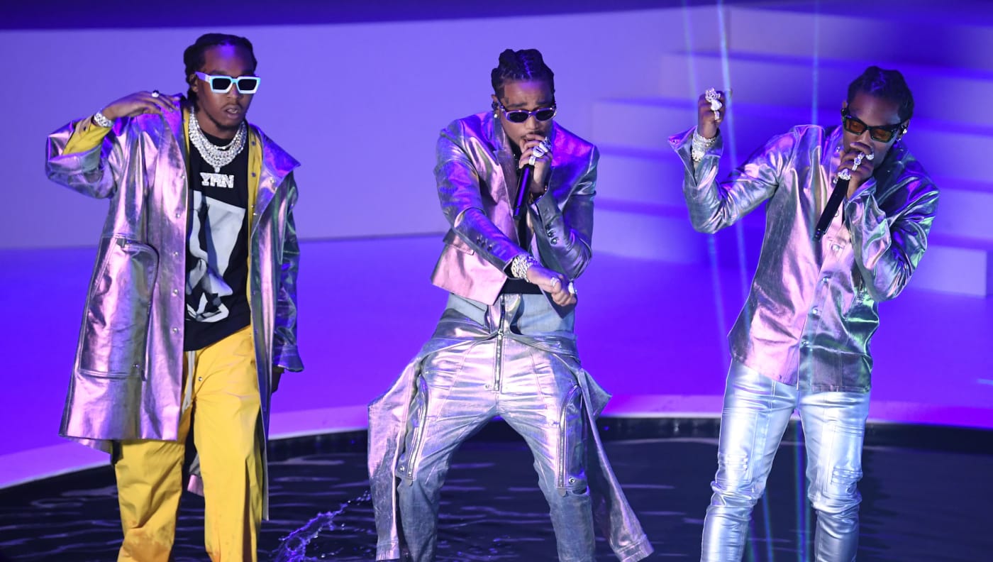 Migos performs in 2019 together