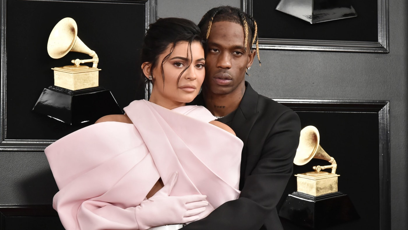 Kylie Jenner and Travis Scott at Grammys