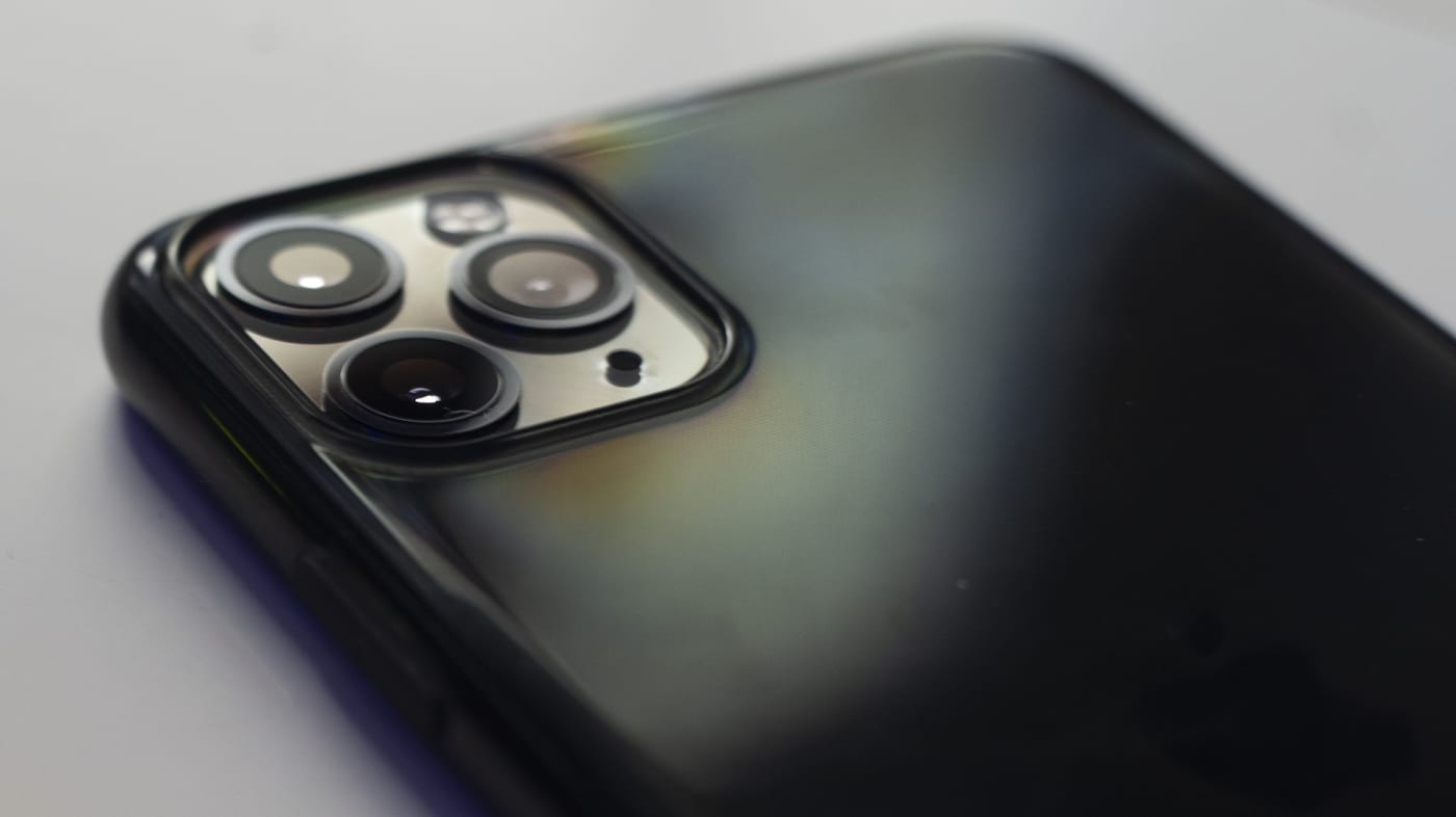 The camera module of an iPhone 11 Pro Max