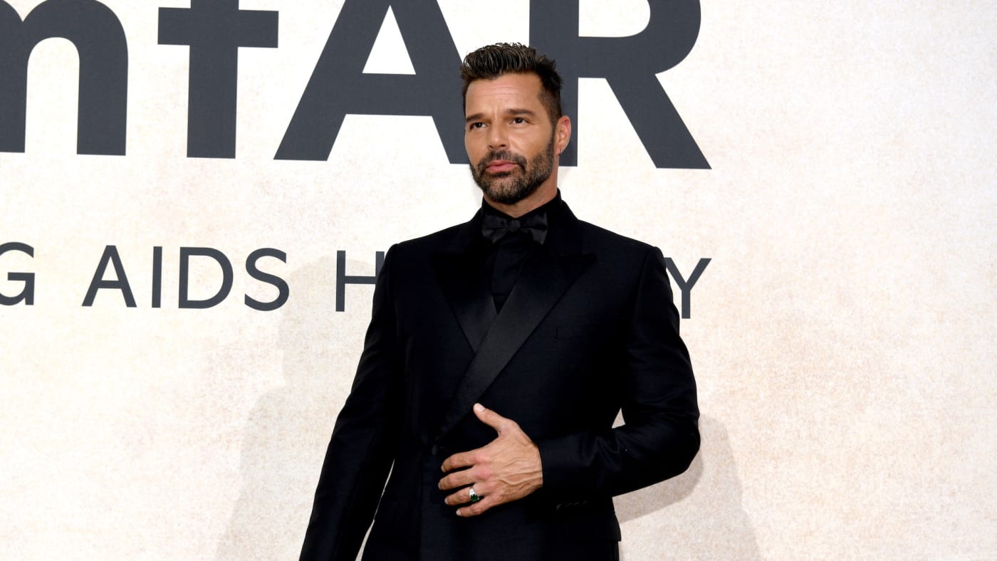 Ricky Martin attends the amfAR Gala Cannes 2022