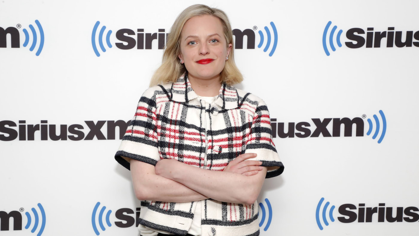 Elisabeth Moss at SiriusXM station