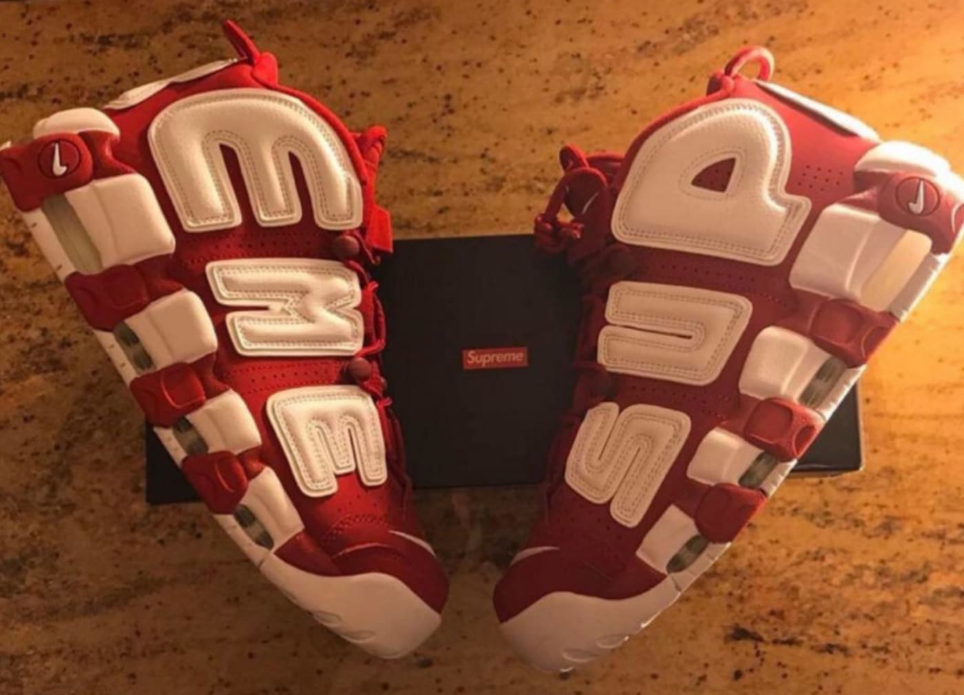 supreme uptempo stockx
