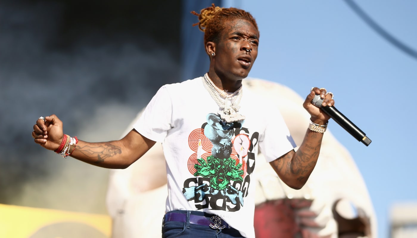 Lil Uzi Vert performing on stage at Rolling Loud