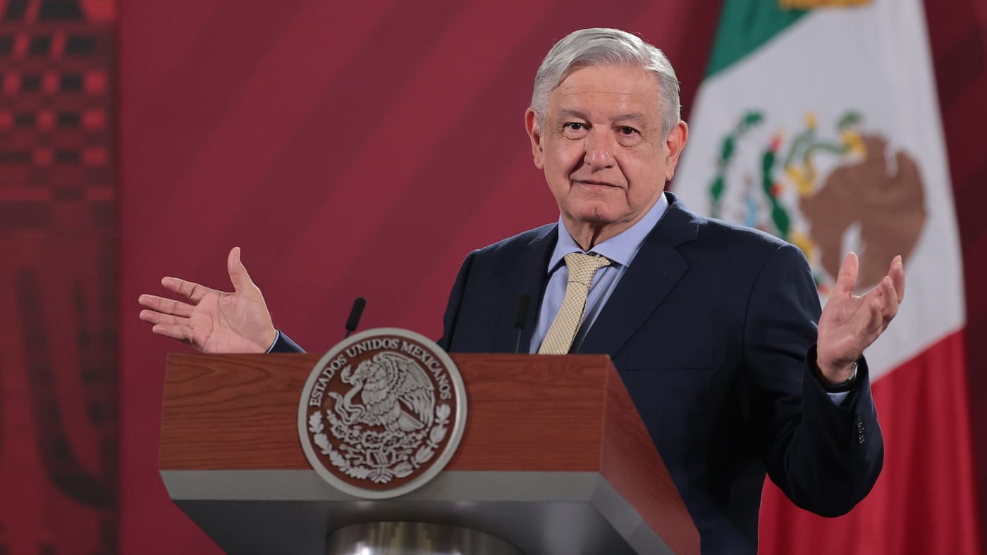 This is an image of Mexico president