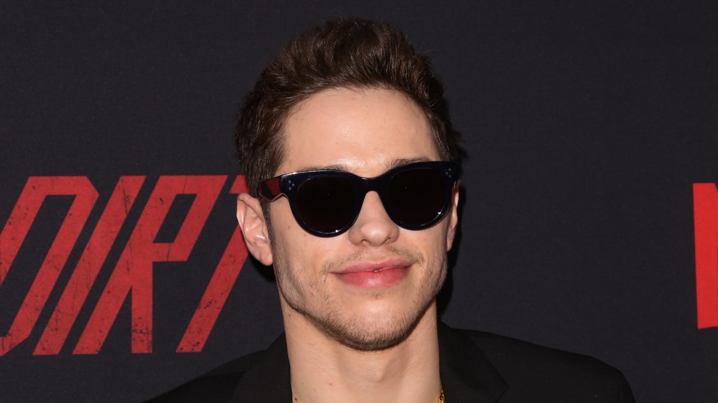 Actor Pete Davidson attends the Premiere Of Netflix's "The Dirt"