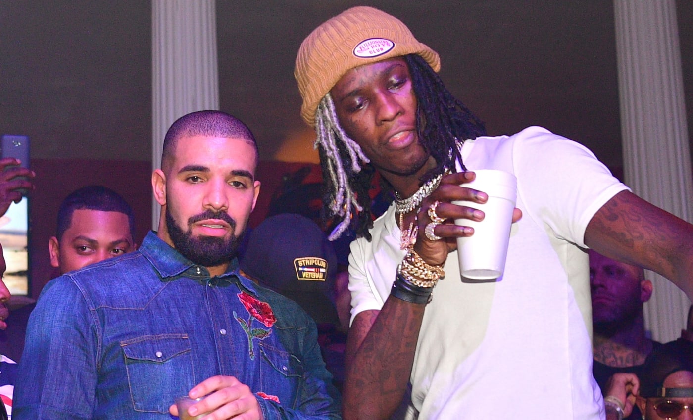 Drake and Young Thug in 2016
