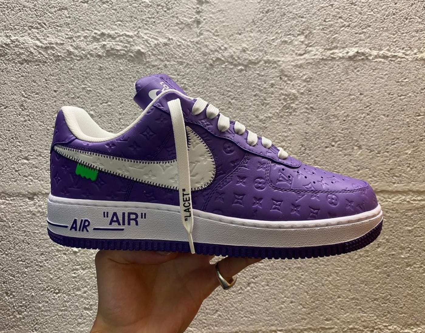purple nike air force 1s