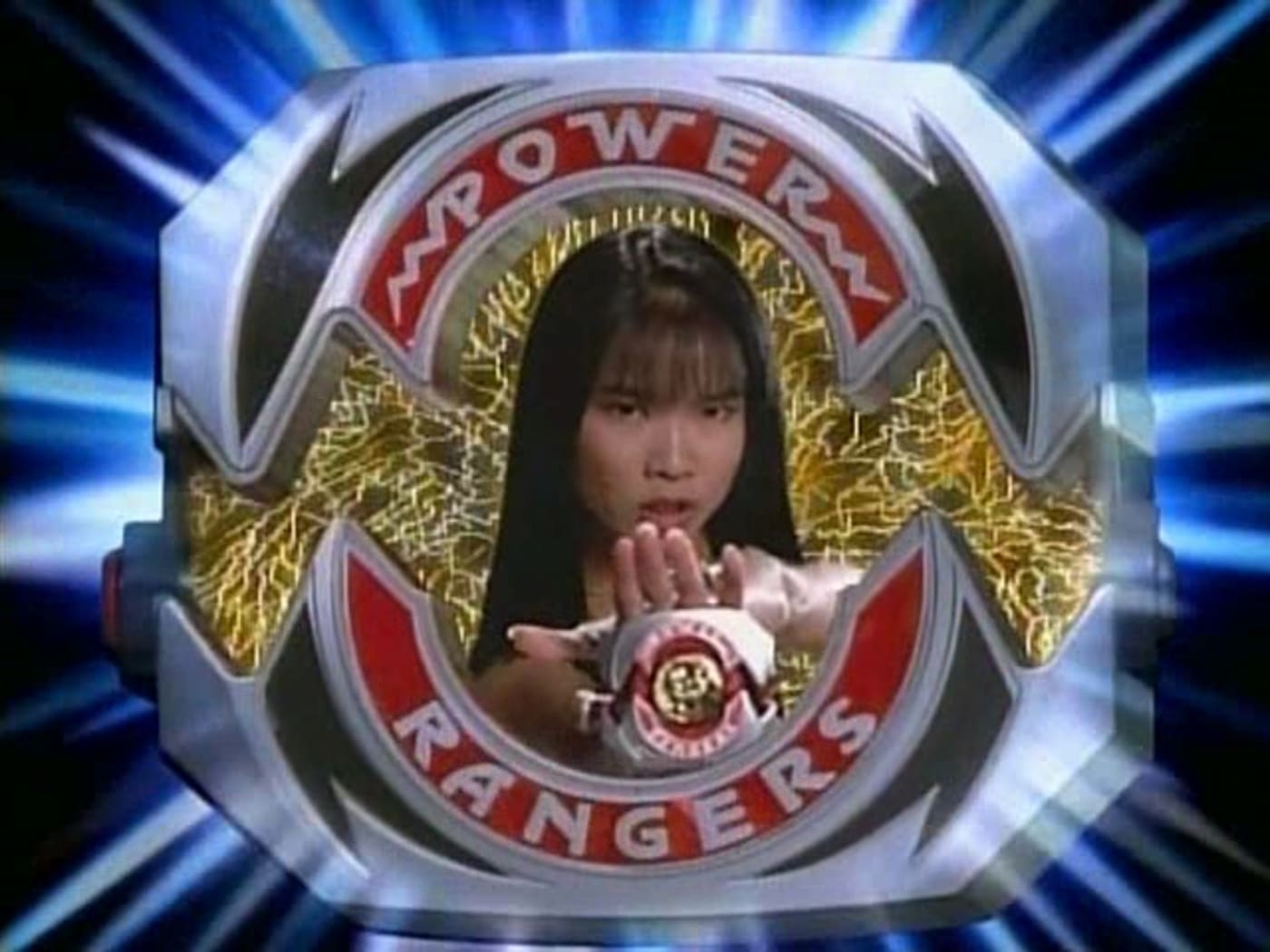retro morphin power rangers yellow