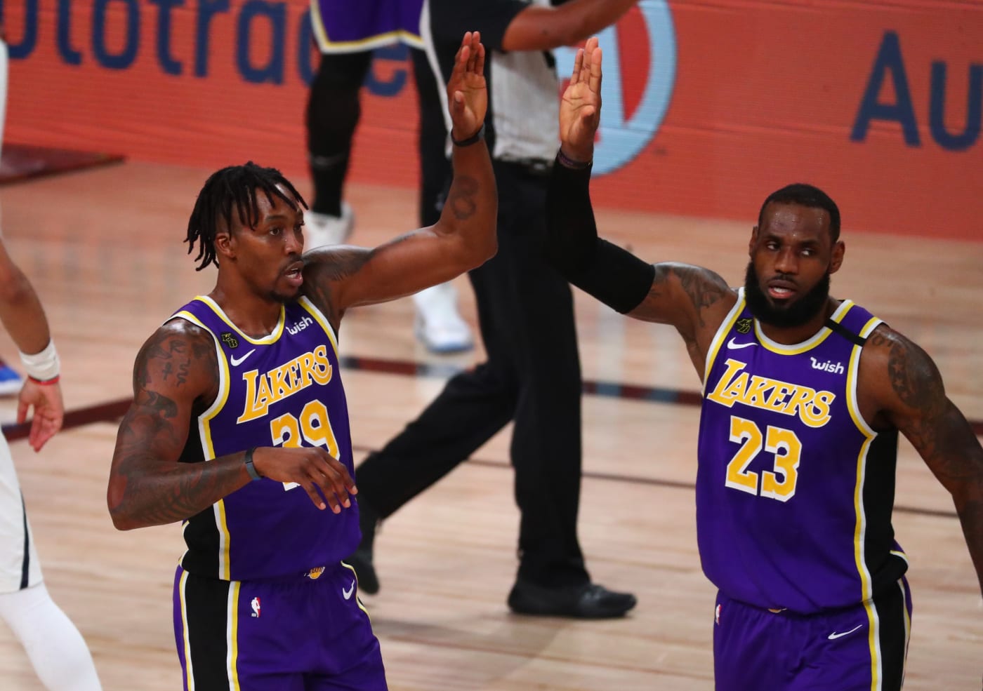 Dwight Howard LeBron James Lakers Nuggets Game 5 2020