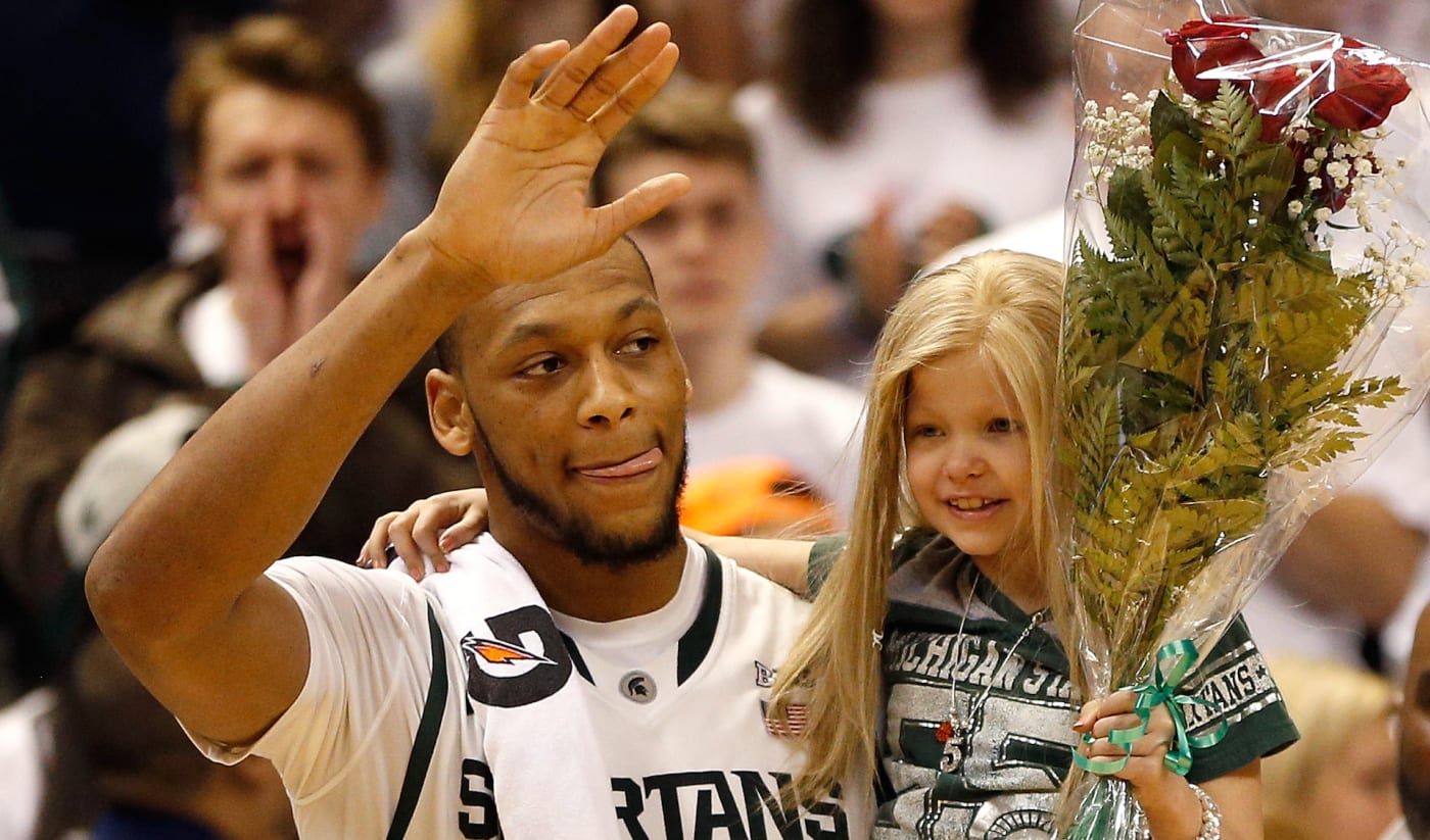 Adreian Payne and Lacey Holsworth