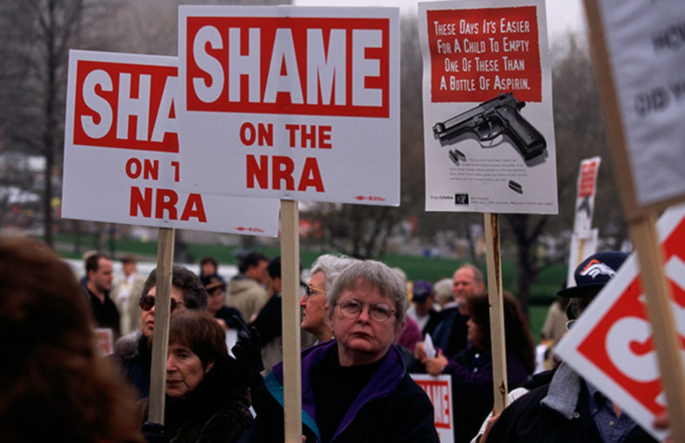 This is a photo of NRA protesters.