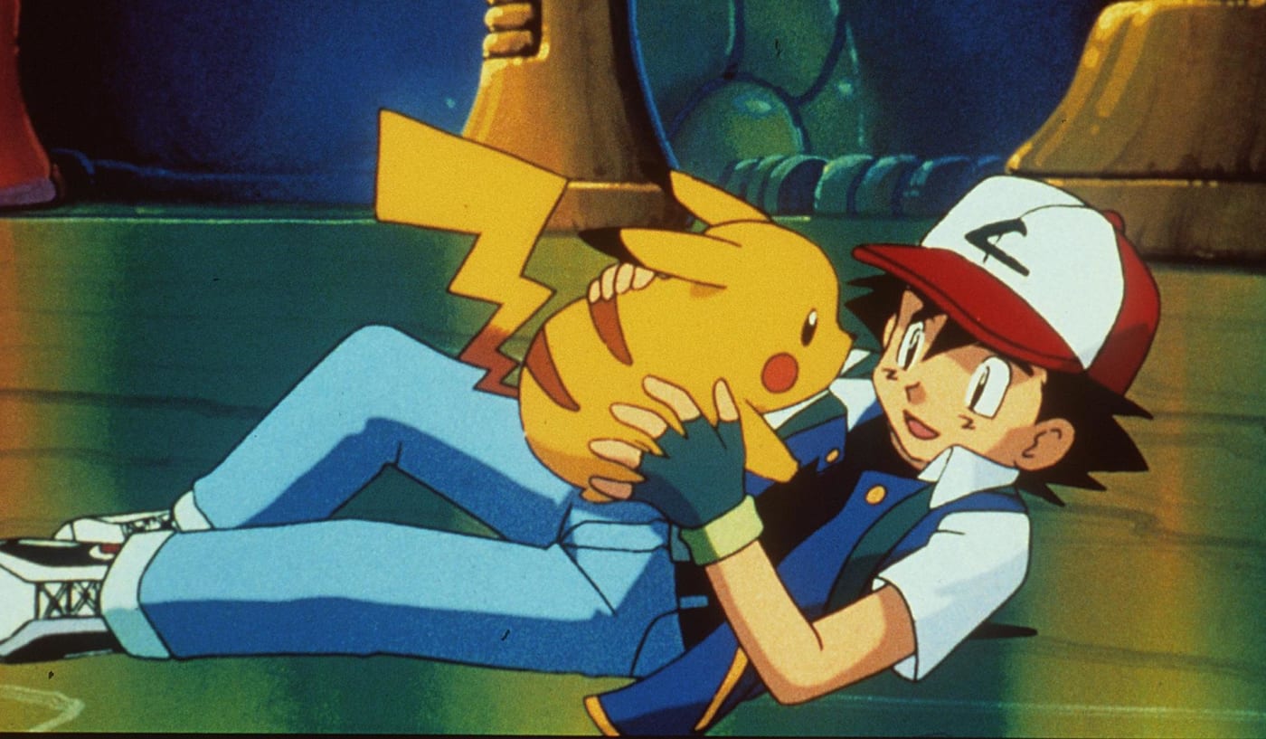 Ash Ketchum and Pikachu together