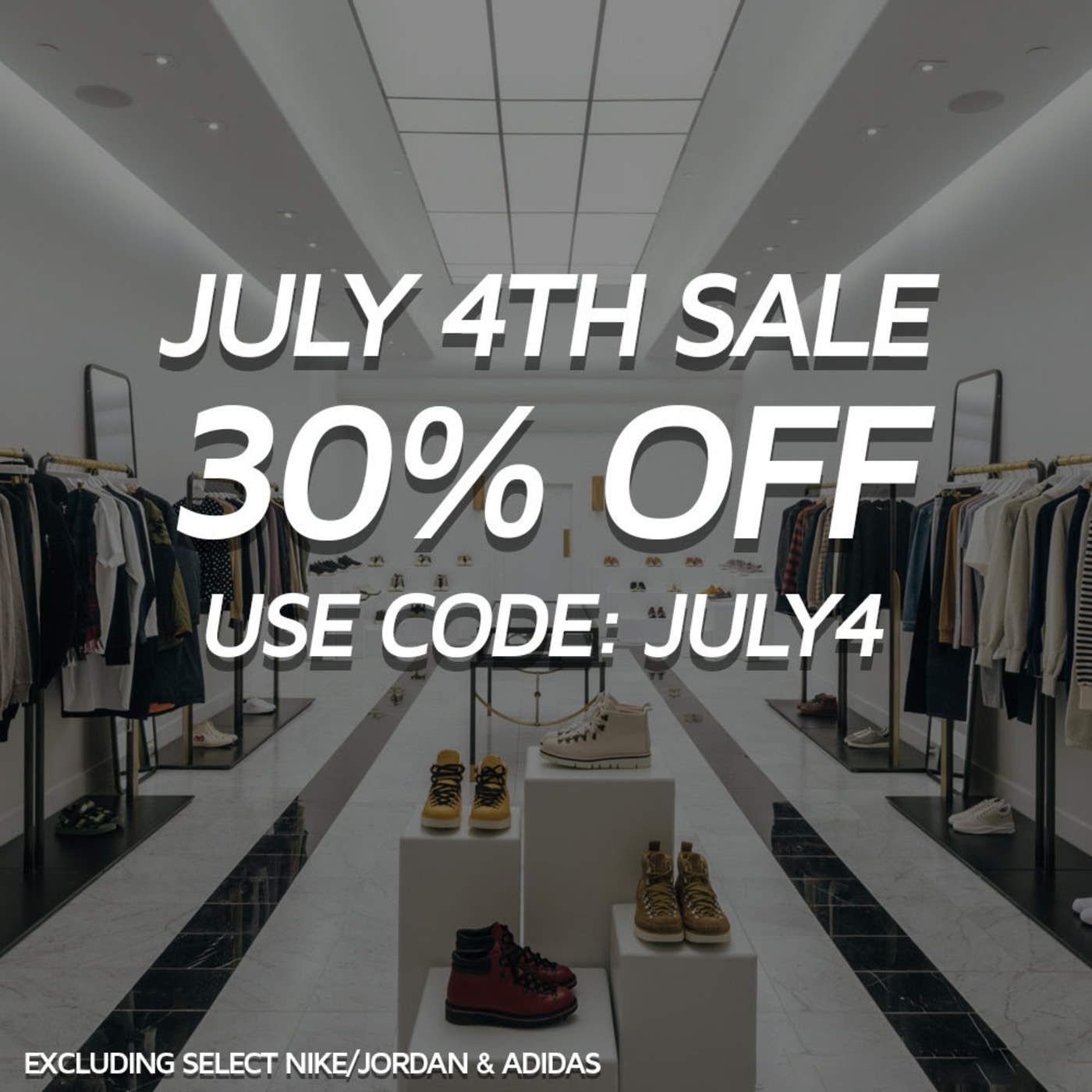 Nike fourth of july sale