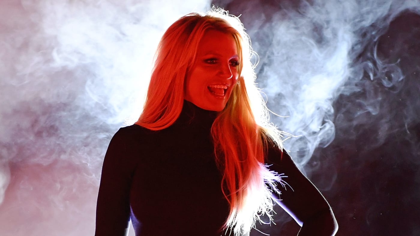 Singer Britney Spears attends the announcement of her new residency.