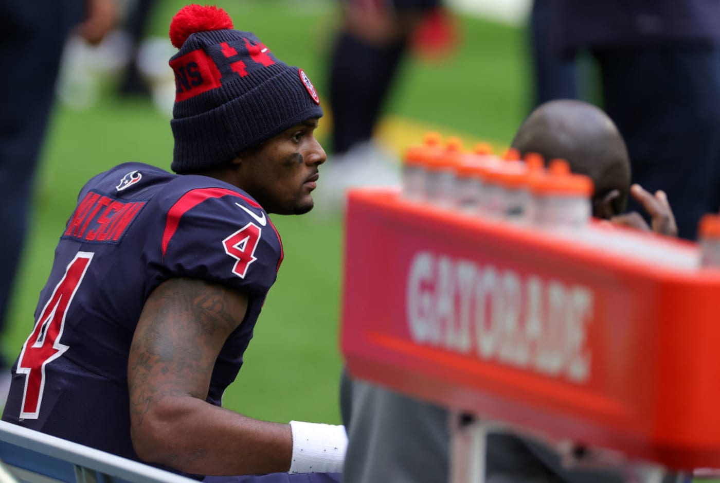 Deshaun Watson Texans Bengals Bench 2020