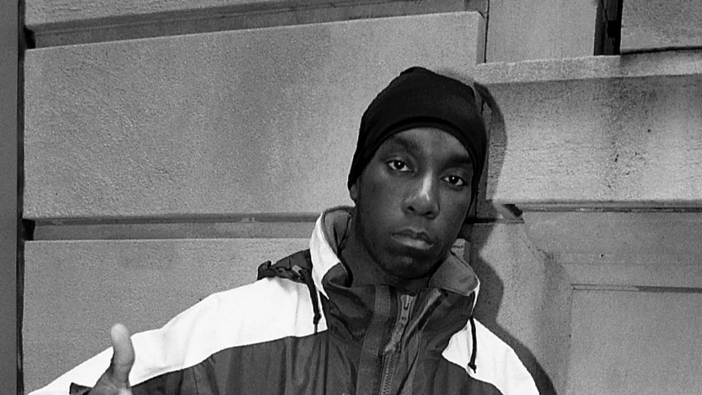 Rapper Big L poses for photos at The Ambassador East Hotel in Chicago