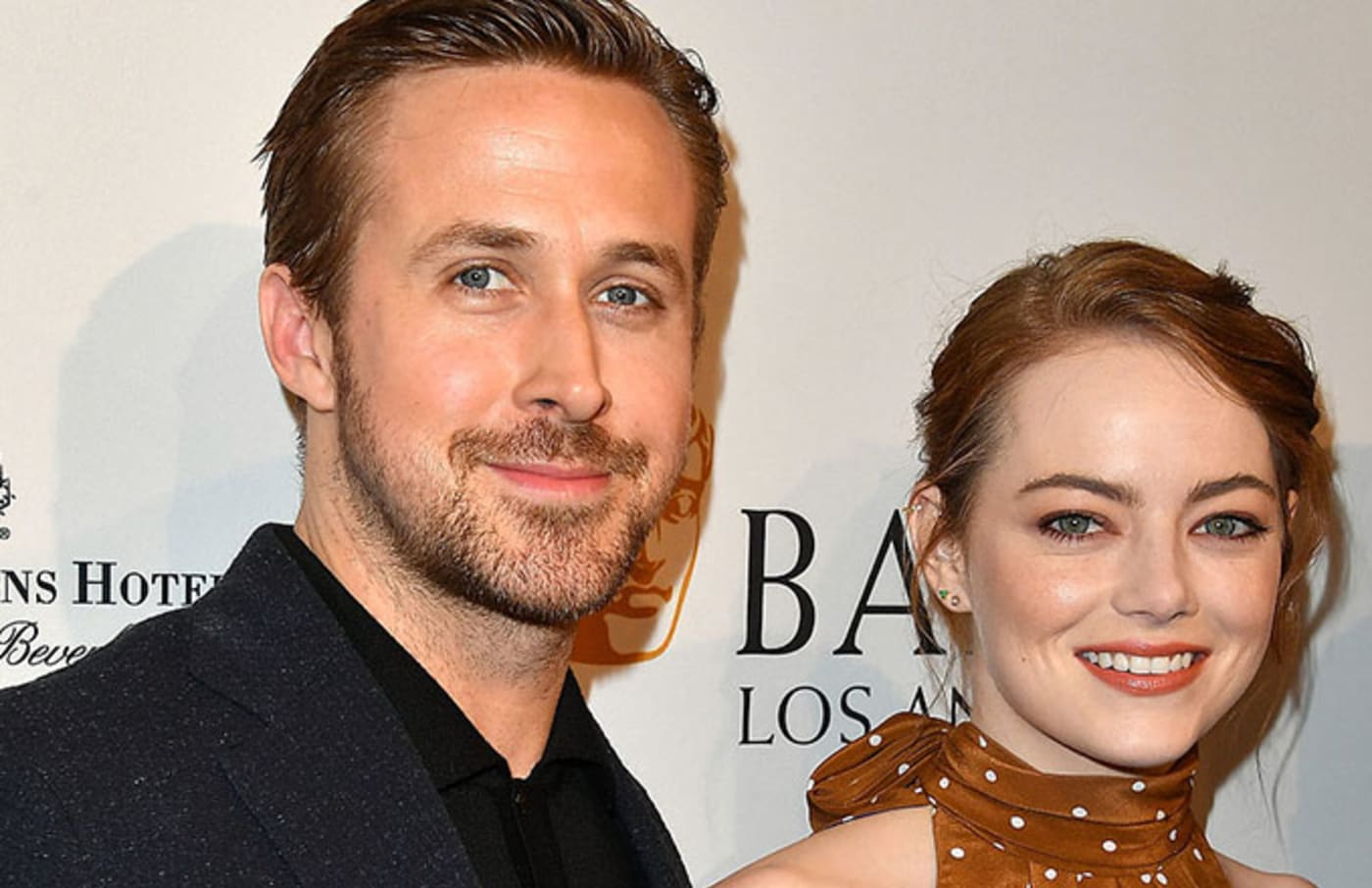 This is a photo of Ryan Gosling and Emma Stone.