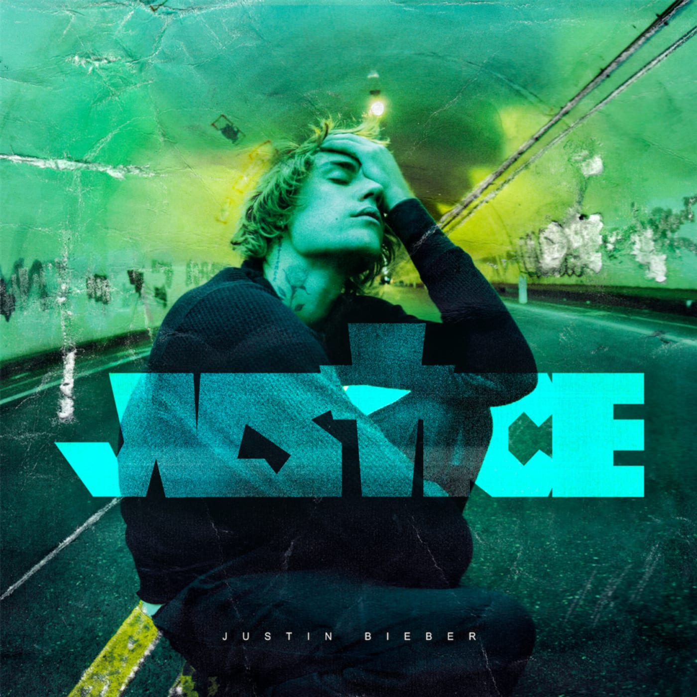 Justin Bieber, 'Justice' cover art.
