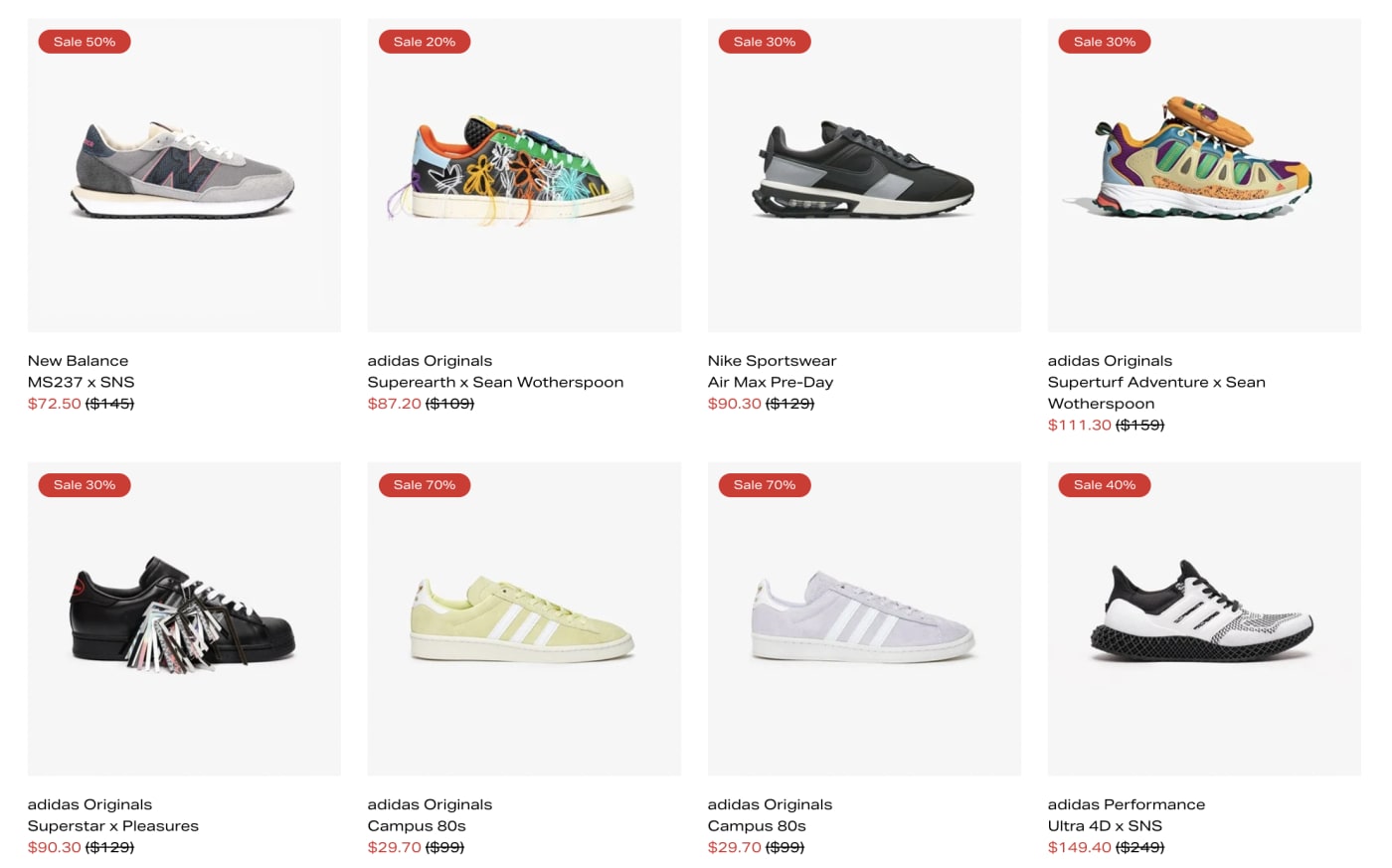 Online sneaker websites hot sale