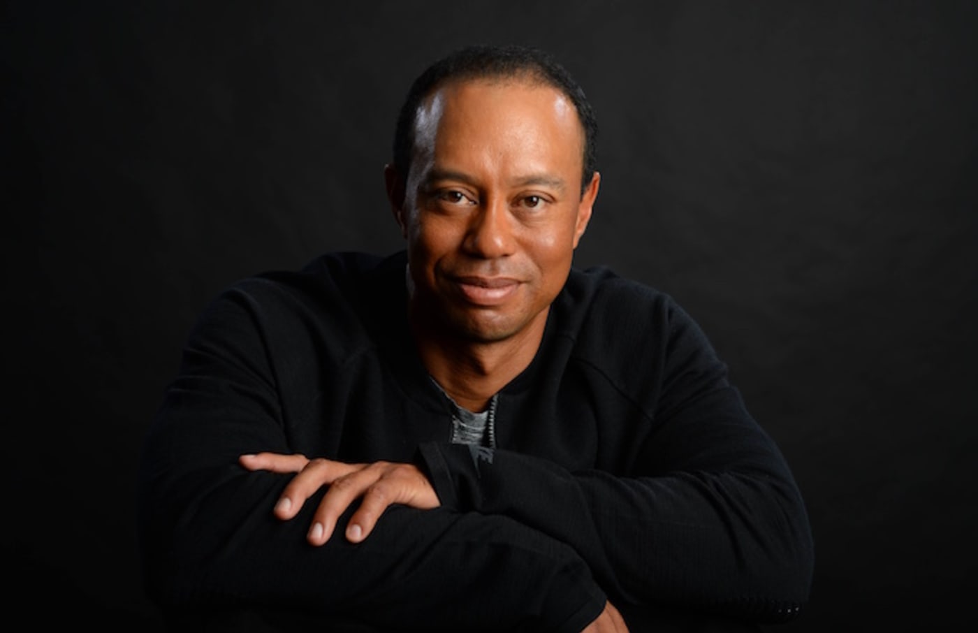 Tiger Woods poses for portrait.