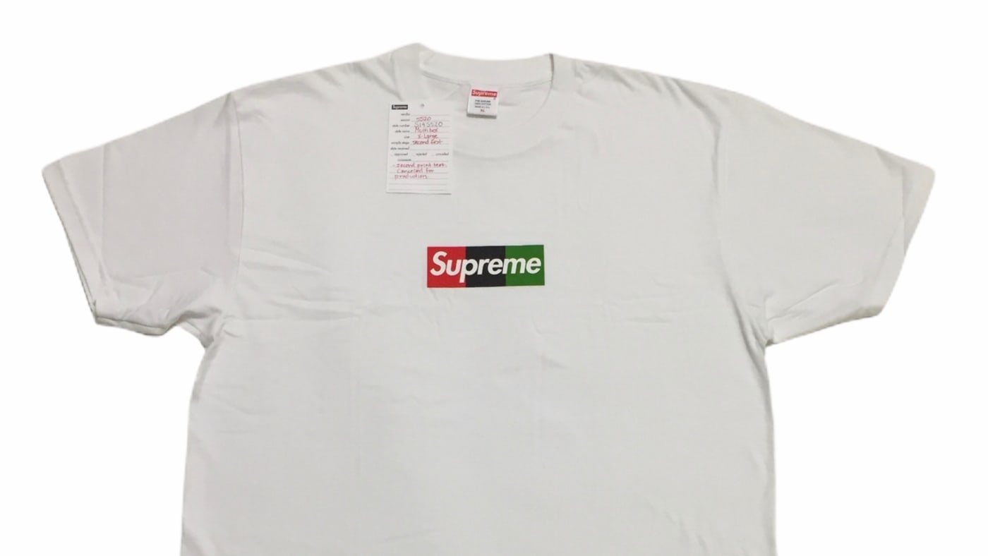 Rare Supreme x Virgil Abloh MCA Box Logo Tee Listed for Over $11K