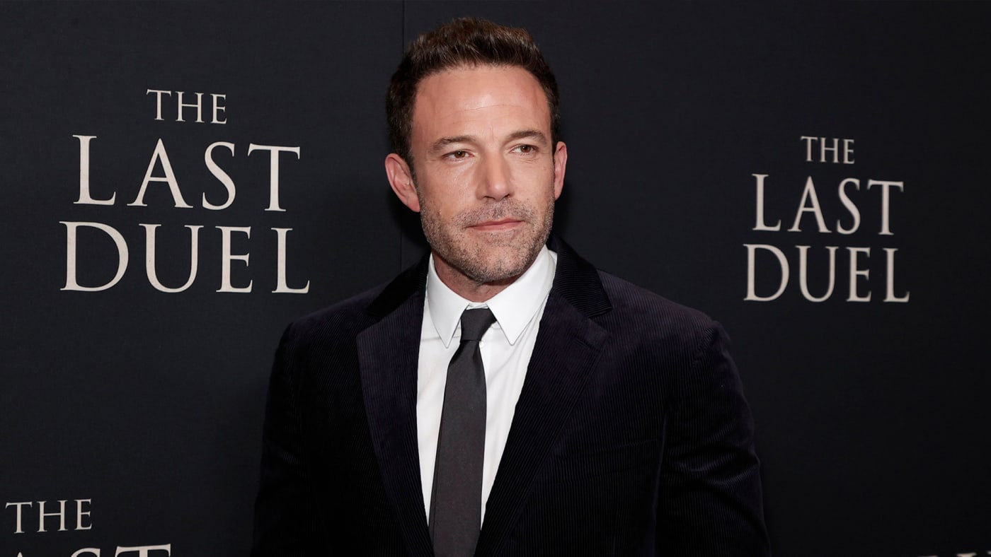 Ben Affleck attends "The Last Duel" New York Premiere at Rose Theater at Jazz at Lincoln Center's Frederick P. Rose Hall
