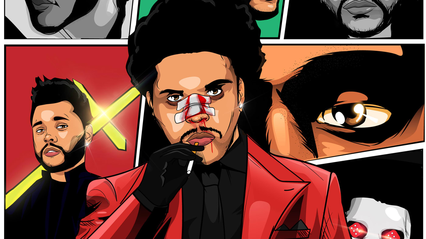 The Weeknd illustration by Canada's AKARTS