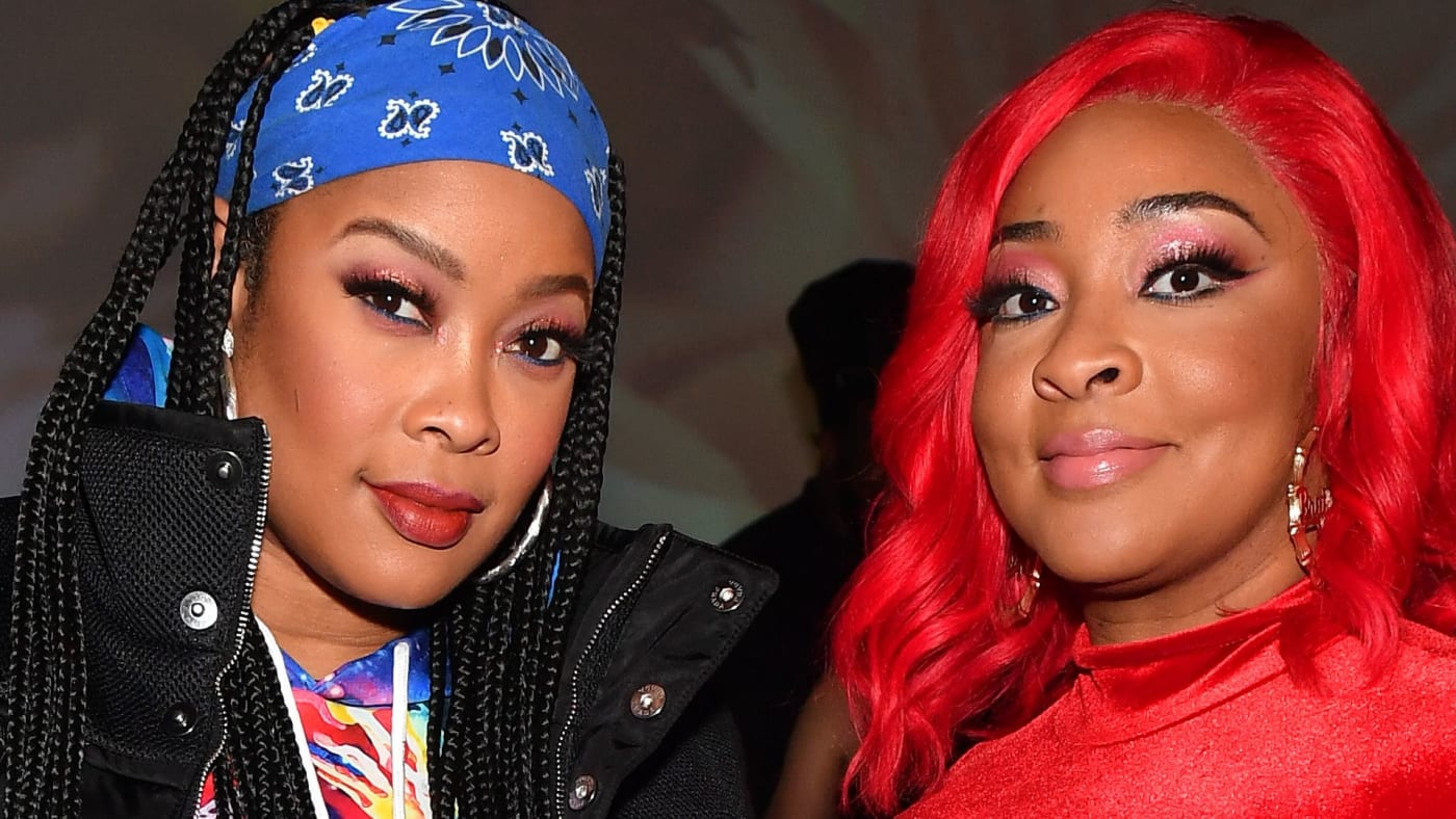 Rapper DaBrat and Jesseca Dupart attend Dej Loaf Private 30th Birthday Dinner Party