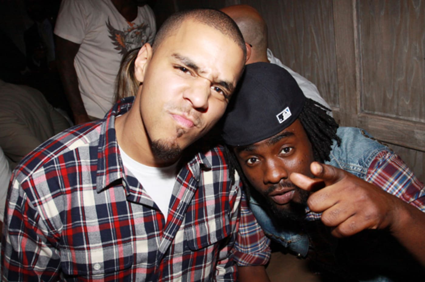 J. Cole and Wale at 2010 Grey Goose Entertainment & BET's 'Rising Icons' Series