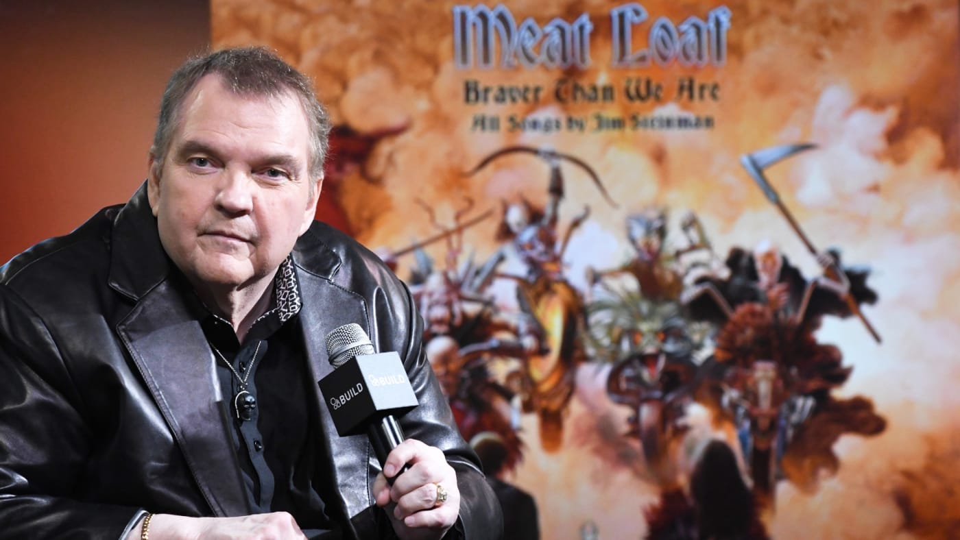 The artist Meat Loaf is pictured