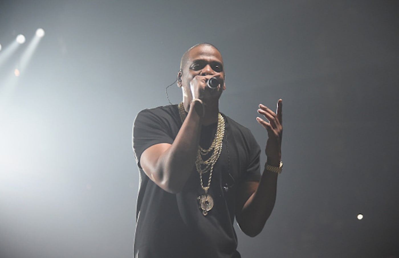 Jay Z performs onstage during the Puff Daddy and The Family Bad Boy Reunion Tour
